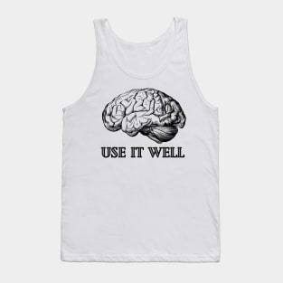 Use it well - Brain Photographic Tank Top